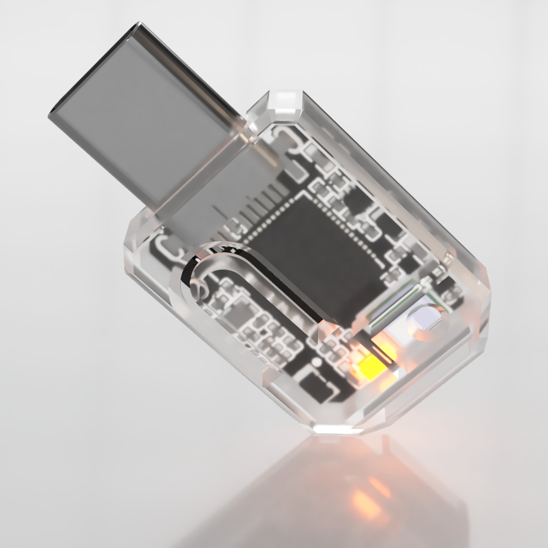 Mini CO₂-Sensor für Handy USB-C – mobiler Luftqualitätssensor mit RGB-Ampel Co2 Messgerät